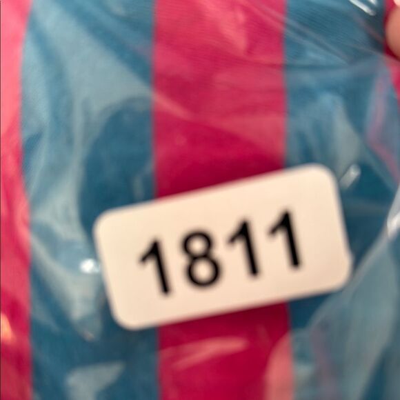 Tommy Hilfiger Blue and Pink Long Sleeve Tee - Picture 4 of 4